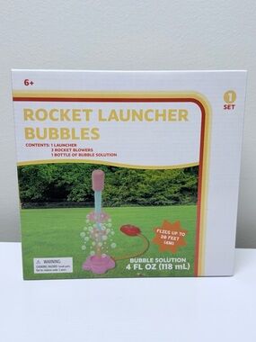 Rocket Launcher Bubbles Stomp Toy, Spring 2026 Target Bullseye’s Playground